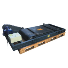 High performance Suspended Auto Cleaning Iron Removing Permanent Magnetic Separator For Conveyor Belt